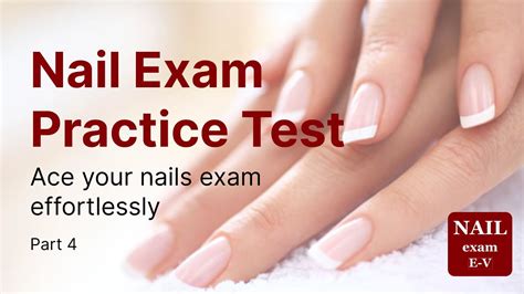 So, you have to give both the nail tech written exam practice test as well as the practical. The nail test exam below is set to gauge and advance your knowledge of different concepts on the subject. All the best for this nail technician quiz, and do share it with friends! Nail Test Questions and Answers. 1.