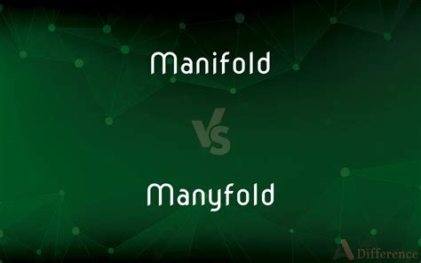 Manifold vs Manyfold - What