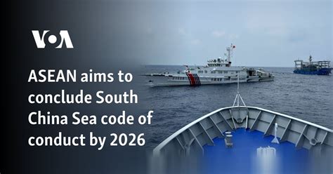 Manila Hoping to Conclude South China Sea Code of Conduct in 2026