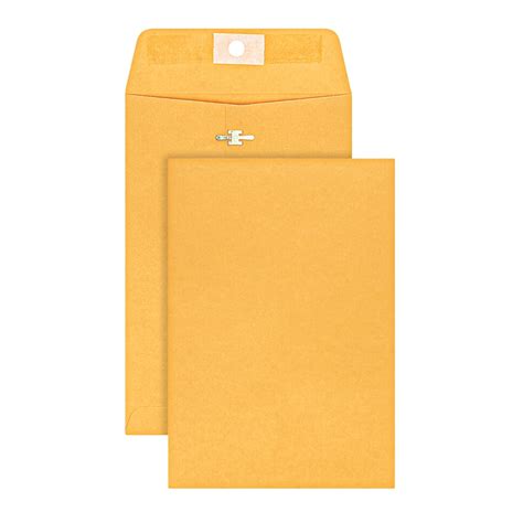 Manila envelope.  Large clasp envelopes are a staple in any office.  Rei...
