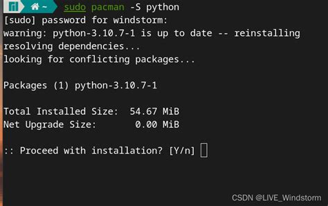 Manjaro install python.  If yours is not shown, get more details on the installing snapd docume...