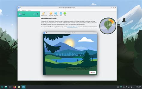 Manjaro linux virtualbox. 3 with XFCE on VBox 7. iso image for the distrib...