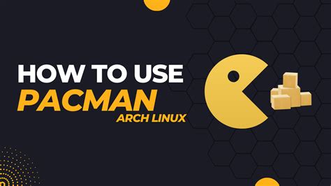 Manjaro pacman.  Learn how to use pacman to manage software on your Linux ...