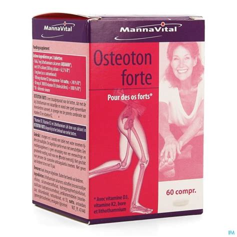 MannaVital Osteoton Forte 60 comprimés PharmaMarket