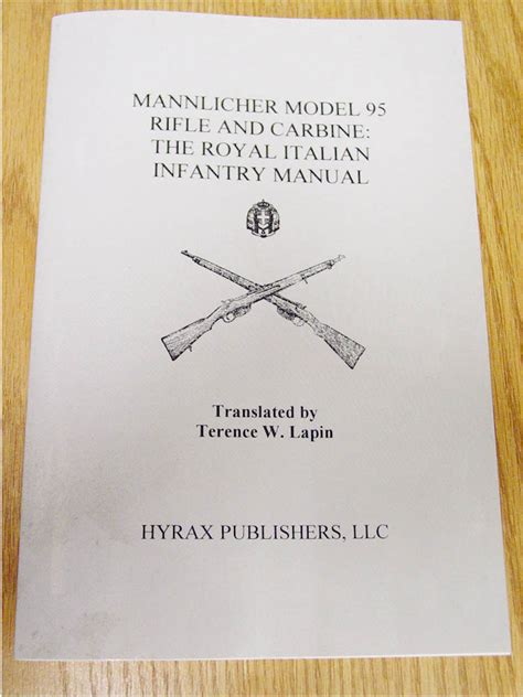 Mannlicher model 95 rifle and carbine the royal italian infantry manual. - Bosch diesel pump ve repair manual.