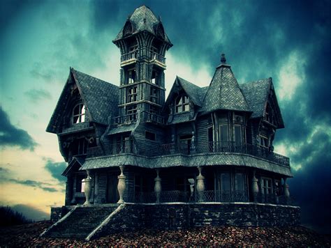 Manor haunted house. 