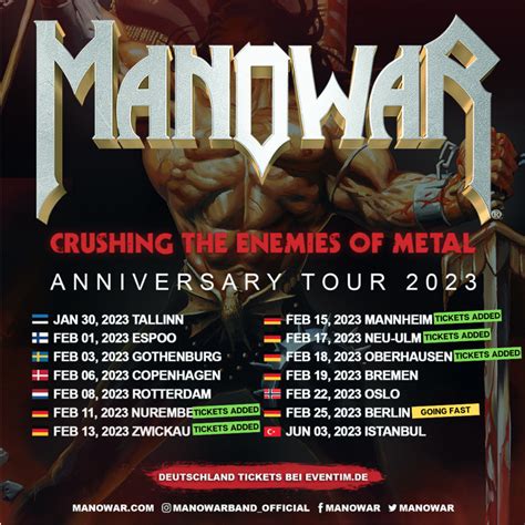 Manowar Tour 2023
