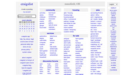 Mansfield craigslist for sale. craigslist provides local classifieds and forums for jobs, housing, for sale, services, local community, and events 