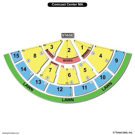 Xfinity center, section 10, page 1. Photos Concert Seating Chart NEW