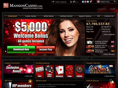 mansion casino login