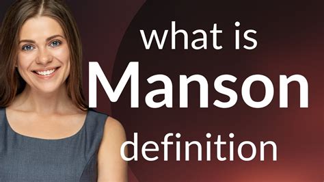 Manson meaning