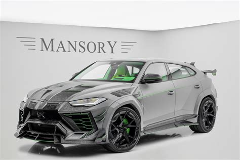 Mansory urus. 5 days ago · MANSORY presents a complete conversion on the basis of the Audi RSQ8. • Deep black paint with red decorative stripes. • Interior design in leather/Alcantara in black/red. • Power increase to 780 PS and 1,000 Nm. • Performance: 0-100 km/h in 3.3 s and Vmax: 320 km/h. MANSORY Audi RSQ8 … 