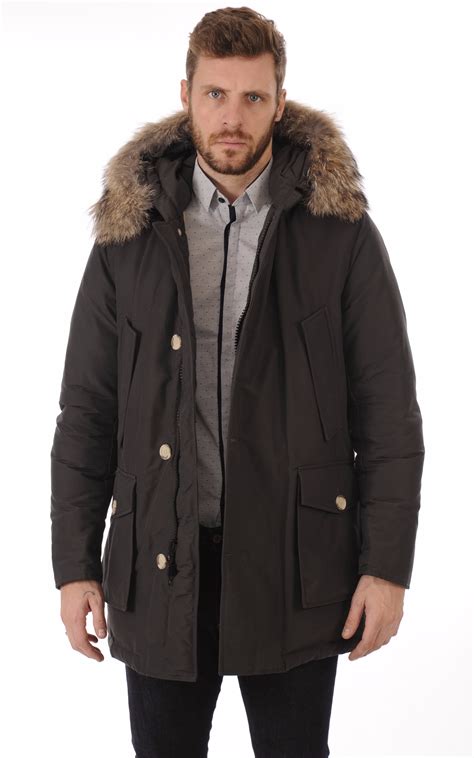 Manteau parka gris neuf look homme taille M eBay