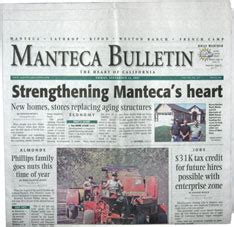 The Manteca Bulletin, about to start its 114th year has bene covering what matters most to those who work — and have worked — for it over the years: Covering Manteca, Ripon, and Lathrop.. 