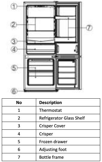 Manual Candy CMCL 5142SN Fridge-Freezer