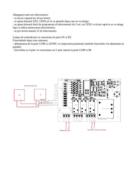 Manual Comanda Poarta Came PDF - Scribd