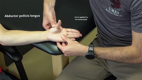 Manual Muscle Test for Thumb Abduction - YouTube