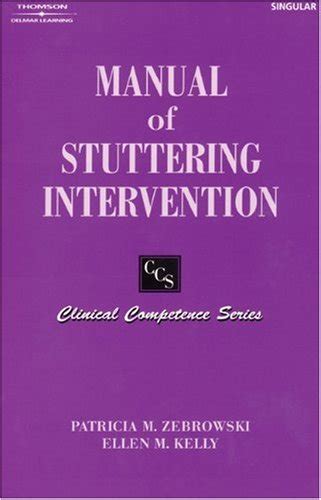 Manual Of Stuttering Intervention