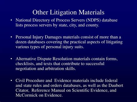 Manual On Litigation Support Databases 1991 Cumulative Supplementthe Litigators