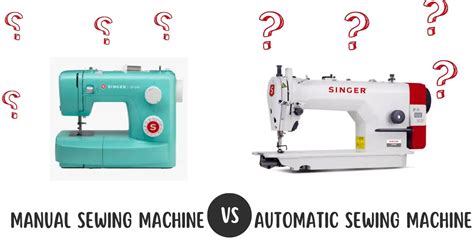 Manual Or Automatic Sewing Machine