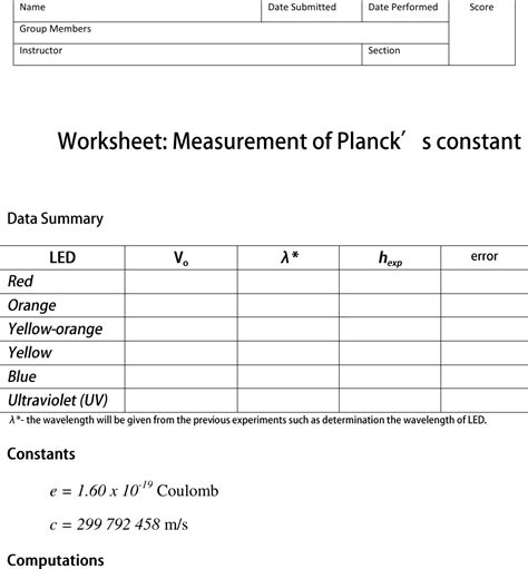 Manual Student Measurement