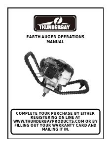 Manual Thunderbay Y43 Earth Auger - Manuals - Manuall