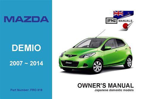 Manual User Demio Mazda