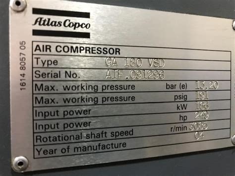 Manual atlas copco ga 180 vsd. - Der einfluß der dampftemperatur auf den wirkungsgrad von dampfturbinen.