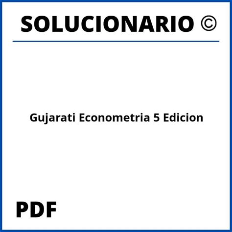 Manual básico de la solución econométrica de gujarati 5ta edición. - Execução das leis de fazenda na extincção dos conventos.