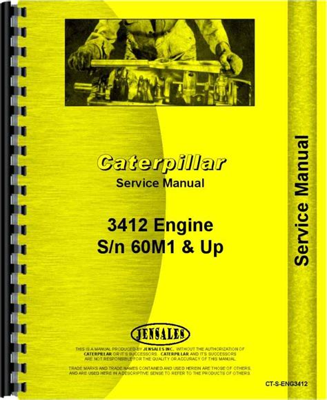 Manual book serial engines caterpillar 3412. - Classe cdp 10 lettore cd manuale di servizio originale.