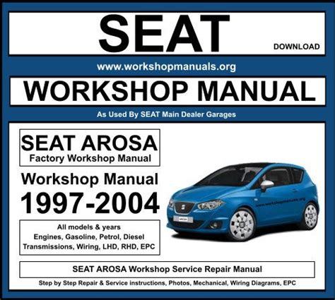 Manual car repair workshop seat arosa. - Acer aspire easystore h340 home server service manual.