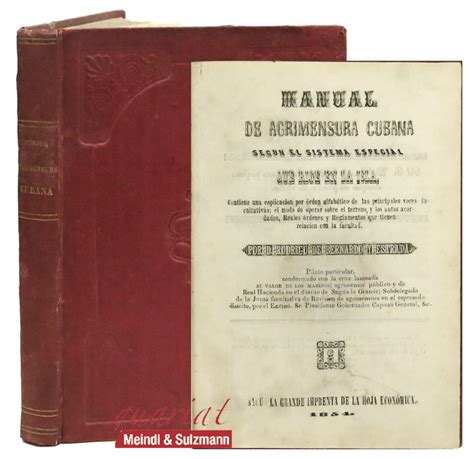 Manual de agrimensura cubana segun el sistema especial que rige en la isla. - Carraro achse 28 60 teile handbuch.