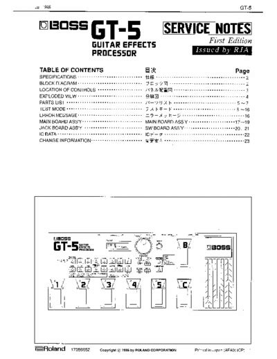 Manual de boss gt 5 español. - Zf ecosplit iii repair manual gearbox.