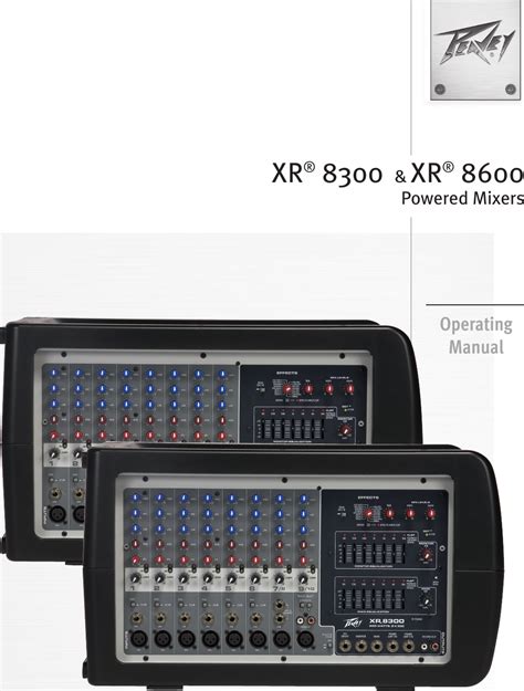 Manual de consola peavey xr 8300. - Computer networking top down approach study guide.