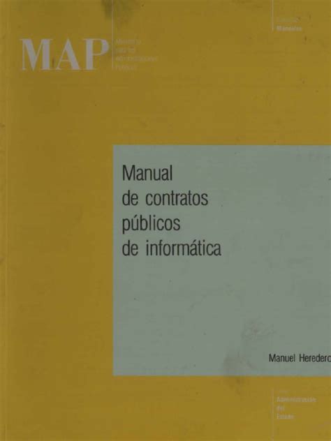 Manual de contratos públicos de informática. - Arturo montiel rojas, aportación familiar y personal a la vida del estado de méxico.
