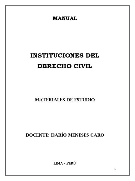 Manual de instituciones de derecho civil. - Les miserables study guide for high school.