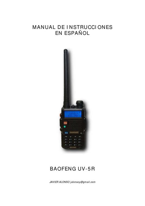 Manual de instrucciones baofeng uv 5r en espanol. - Kubota b2710 b2910 b7800 tractor operator manual download.