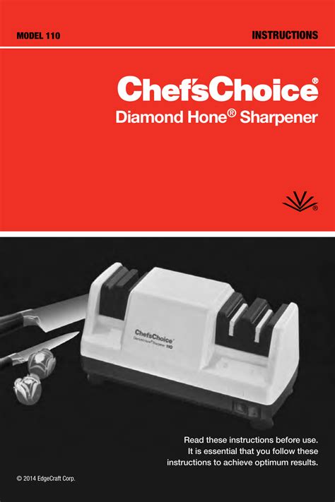 Manual de instrucciones chef choice 110. - Used toyota previa buyers guide 1990 present.