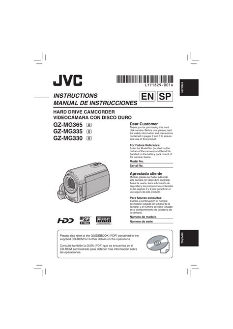 Manual de instrucciones de jvc everio gz mg130. - Manual de introdu o norma openehr portuguese edition.