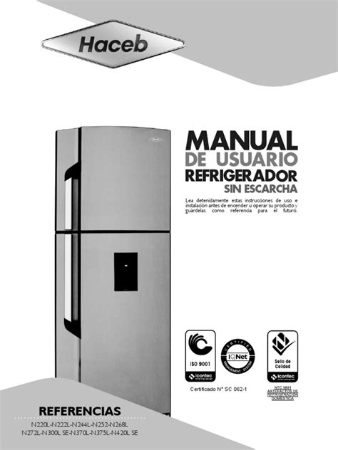 Manual de instrucciones de lec nevera. - Introducción a elementos finitos en ingeniería chandrupatla manual de soluciones.
