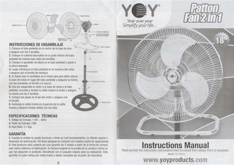 Manual de instrucciones del ventilador mvp 10. - Manual de servicio canon ir 3530.
