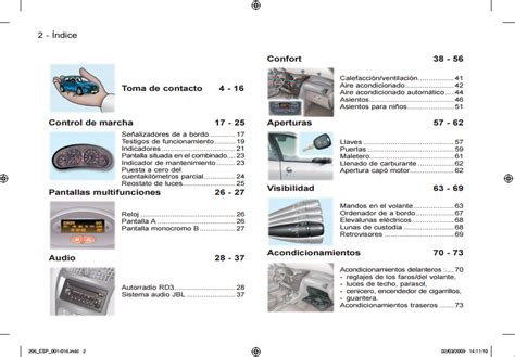 Manual de instrucciones peugeot 206 cc. - Economie manual pentru clasa a xi a.