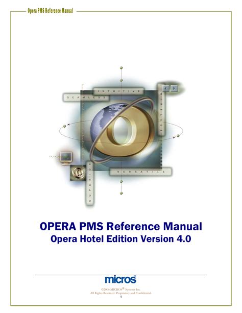 Manual de la interfaz opera pms. - Men s ministry handbook for christians.