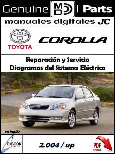 Manual de mantenimiento toyota corolla 2001. - Manual de mantenimiento toyota corolla 2001.
