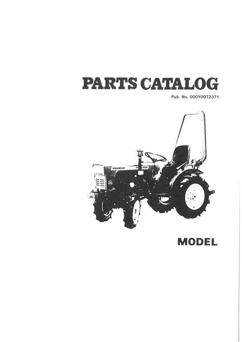 Manual de piezas del tractor yanmar ya p ym135. - The more than complete hitchhikers guide.