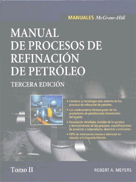 Manual de procesos de producción de petroquímicos por robert meyers. - Max ellery workshop manual ep tld.