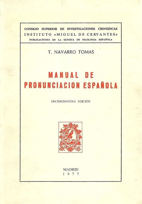 Manual de pronunciaci n espa ola by t navarro tom s. - Vehicle repair guide 1996 lincoln town car.