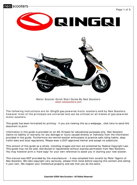 Manual de reparación de scooter qingqi 2005. - Aprilia scarabeo 50 ie 50 100 4t 50ie service repair workshop manual.
