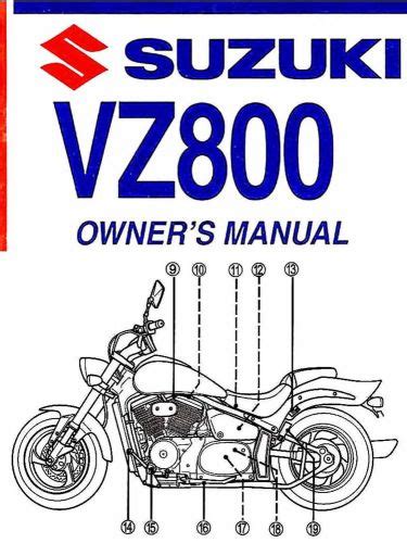 Manual de reparación del taller suzuki vz800 boulevard 2005. - Fundamentals corporate finance berk demarzo solution manual.