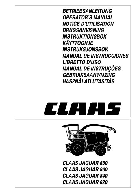 Manual de reparacion claas jaguar 860. - Festoi utazas a vag folyon, magyarorszagon.